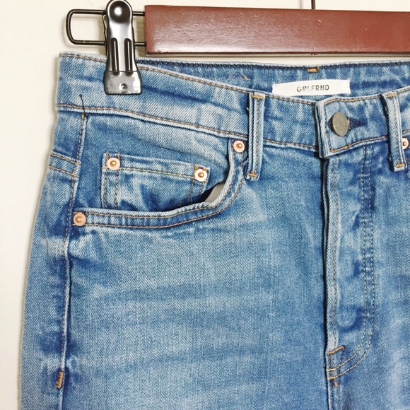 SOLD- New GRLFRND Carla Wide Leg Jeans Size 25 - Picture 4 of 5